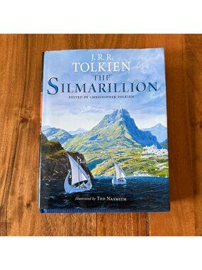 The Silmarillion JRR Tolkien Ted Nasmith Illustrated Hardcover HC 2004 w/ Map
